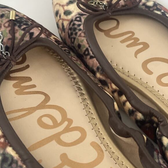 Sam Edelman Felicia Tapestry Print Velvet Ballet Flats - Size 6.5 - Floral Patch - Picture 5 of 6